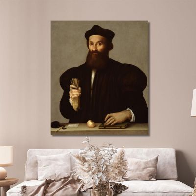 Portrait Of A Gentleman Raphael rph23 canvas print 