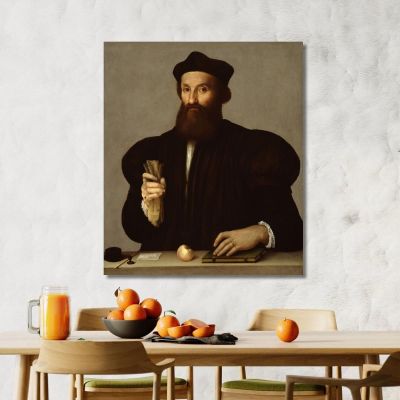 Portrait Of A Gentleman Raphael rph23 canvas print 