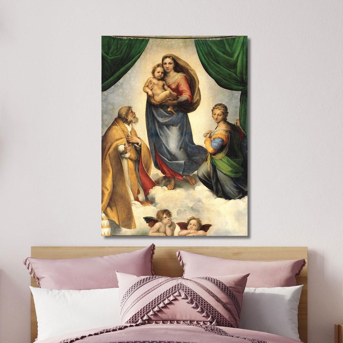 Sistine Madonna Raphael rph29 canvas print 