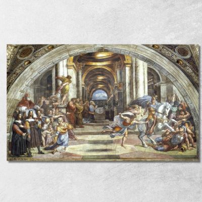 The Expulsion Of Heliodorus From The Temple Raphael rph40 canvas print 