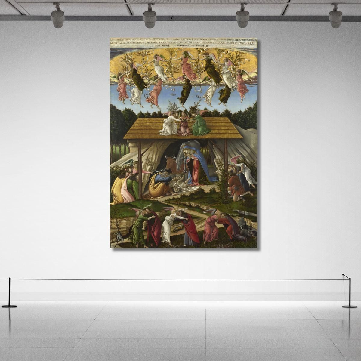 Mystic Nativity Sandro Botticelli sbt2 canvas print 