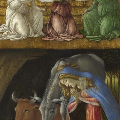 Mystic Nativity Sandro Botticelli sbt2 canvas print