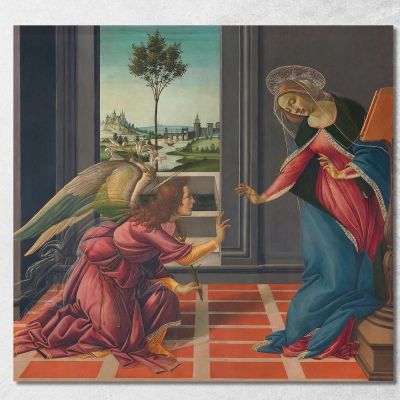 Annunciation Sandro Botticelli sbt12 canvas print 