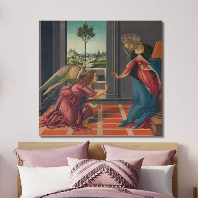 Annunciation Sandro Botticelli sbt12 canvas print 