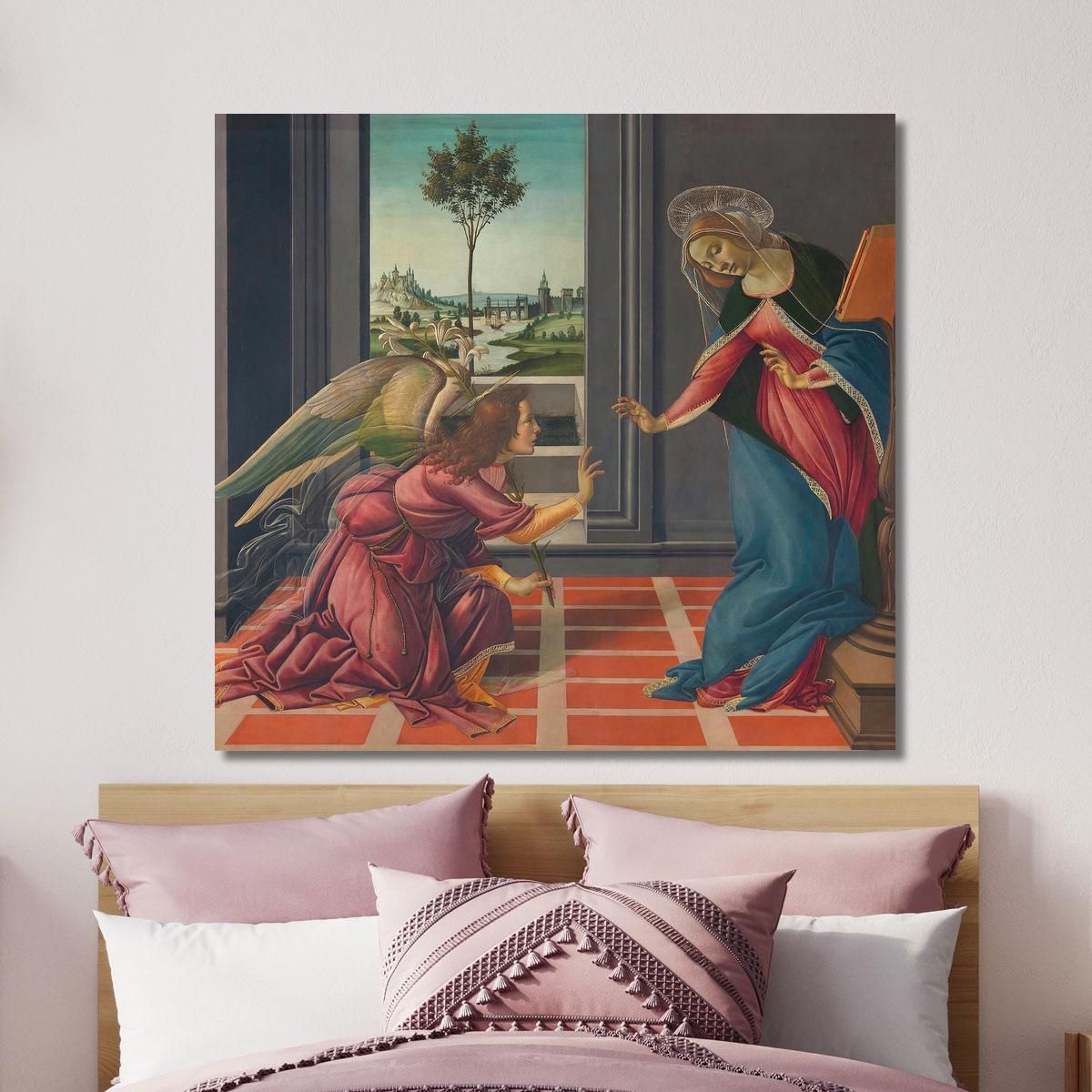 Annunciation Sandro Botticelli sbt12 canvas print 