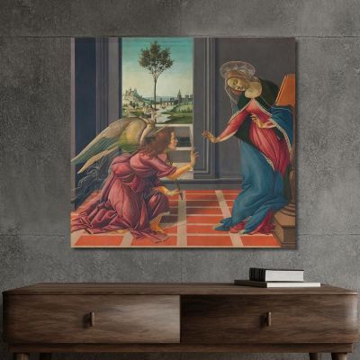 Annunciation Sandro Botticelli sbt12 canvas print 