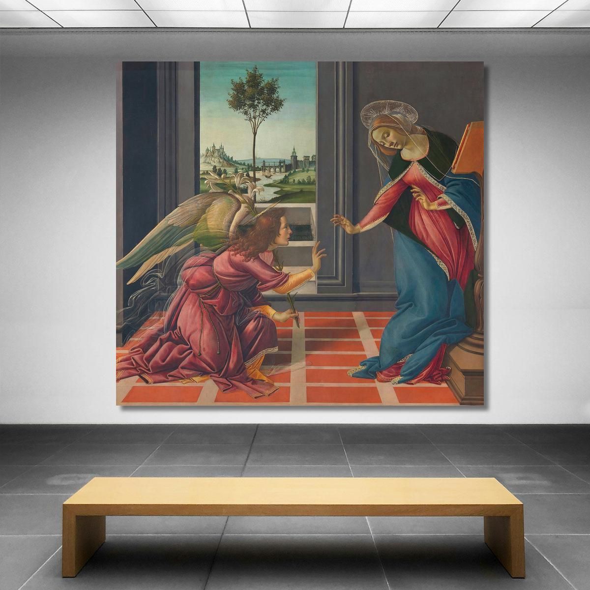 Annunciation Sandro Botticelli sbt12 canvas print 