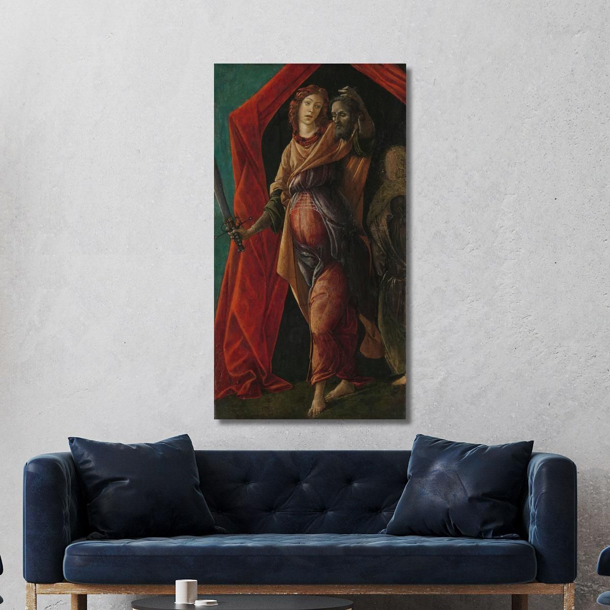 Judith With The Head Of Holofernes Sandro Botticelli sbt17 canvas print 