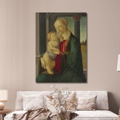 Madonna And Child Sandro Botticelli sbt21 canvas print 