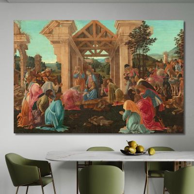 The Adoration Of The Magi Sandro Botticelli sbt35 canvas print 