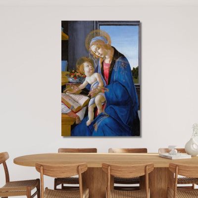 The Virgin And Child The Madonna Of The Book Sandro Botticelli, sbt42 canvas print