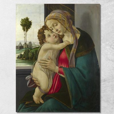 The Virgin And Child Sandro Botticelli sbt49 canvas print 