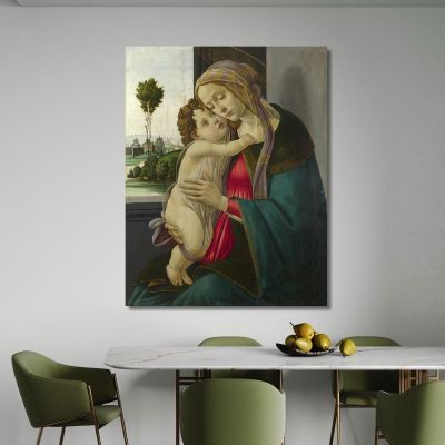 The Virgin And Child Sandro Botticelli sbt49 canvas print 