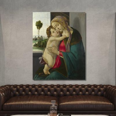 The Virgin And Child Sandro Botticelli sbt49 canvas print 