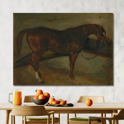 Brown Horse Théodore Géricault tgr5 canvas print 