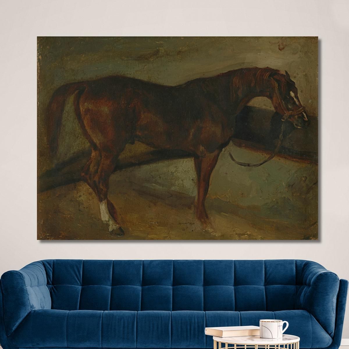 Brown Horse Théodore Géricault tgr5 canvas print 