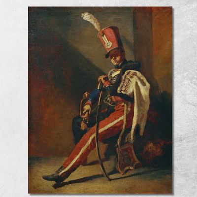 The Trumpeter Of The Orleans Hussars Théodore Géricault tgr11 canvas print 