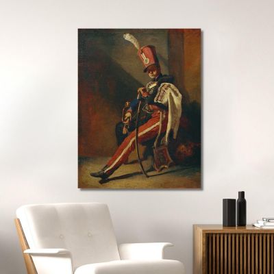 The Trumpeter Of The Orleans Hussars Théodore Géricault tgr11 canvas print 