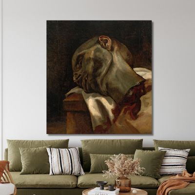 Head Of A Guillotined Man Théodore Géricault tgr15 canvas print 