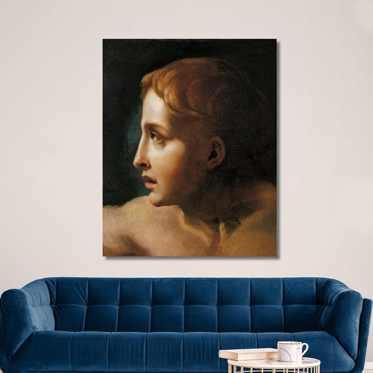 Head Of A Youth Théodore Géricault tgr17 canvas print 