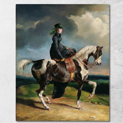 Horsewoman Théodore Géricault tgr19 canvas print 