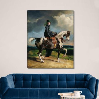 Horsewoman Théodore Géricault tgr19 canvas print 