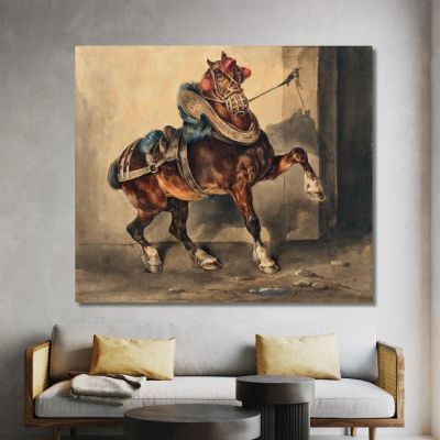 The Plastermaker'S Horse Théodore Géricault tgr22 canvas print 