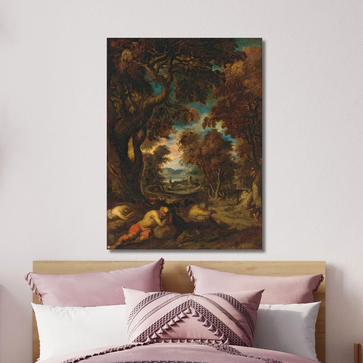 The Sleep Of The Peasants Théodore Géricault tgr23 canvas print 
