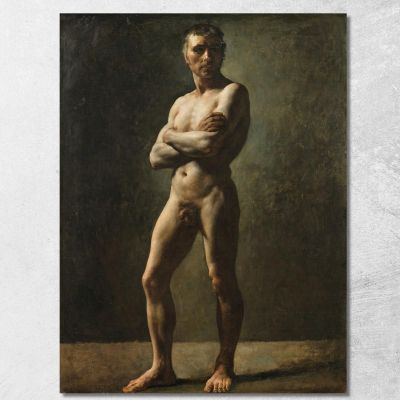 Man'S Academy Crossed Arms Théodore Géricault tgr27 canvas print 