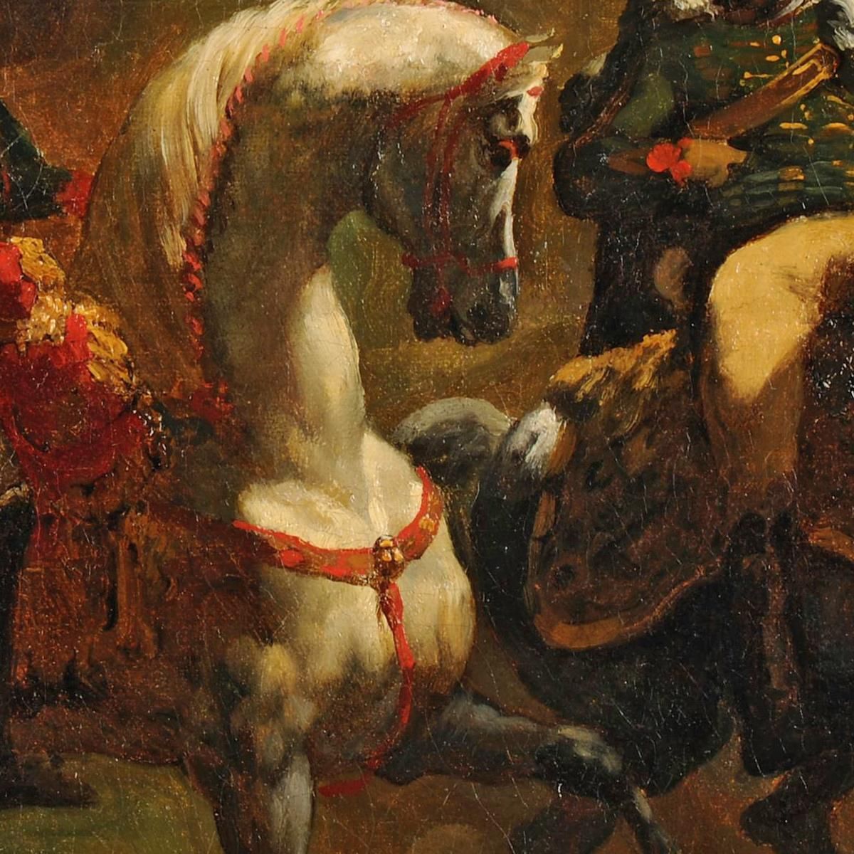 Napoleon Giving An Order To A Senior Officer Of The Guides Théodore Géricault tgr30 canvas print