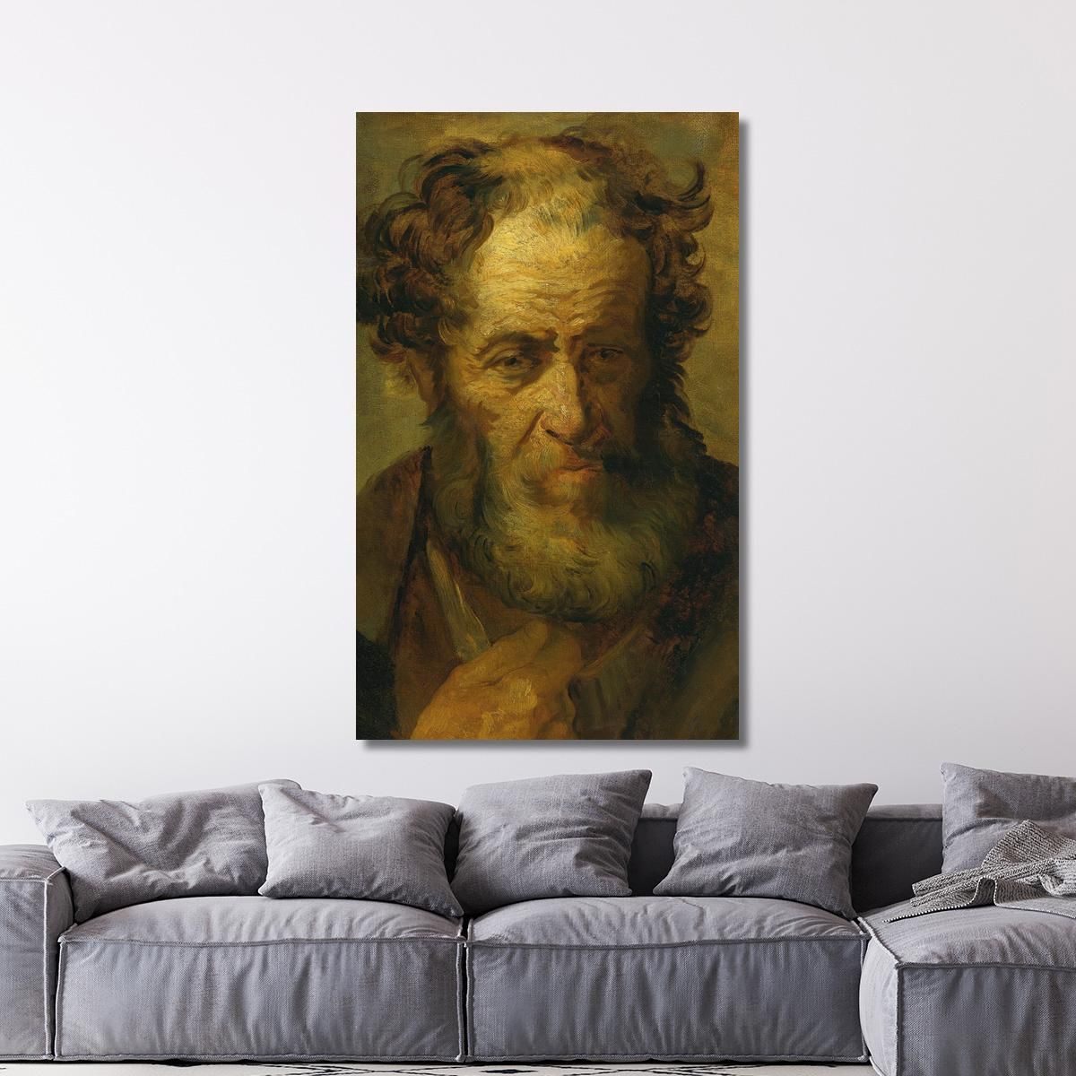 Portrait Of An Old Man Théodore Géricault tgr34 canvas print 