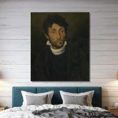 Portrait Of A Kleptomaniac Théodore Géricault tgr35 canvas print 