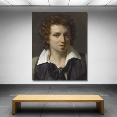 Portrait Of A Young Man Théodore Géricault tgr37 canvas print 