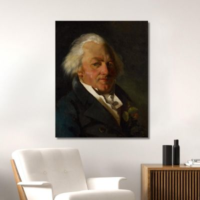Portrait Of Siméon Bonnesoeur-Bourginière Théodore Géricault tgr39 canvas print 