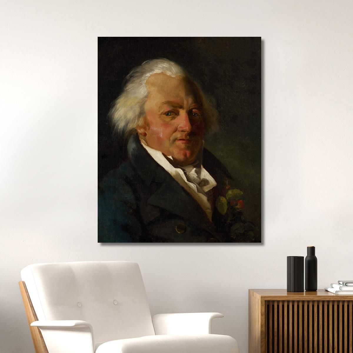 Portrait Of Siméon Bonnesoeur-Bourginière Théodore Géricault tgr39 canvas print 