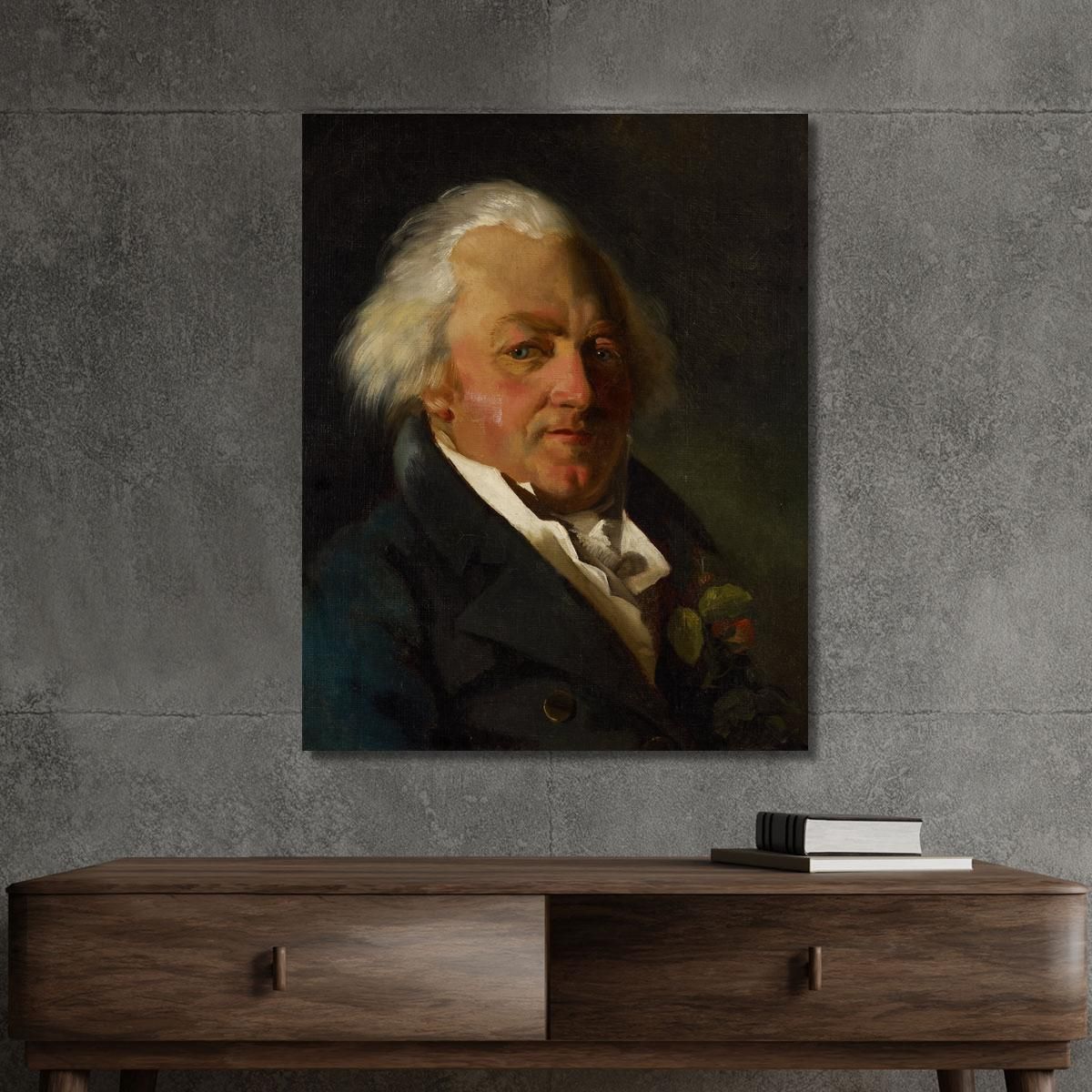 Portrait Of Siméon Bonnesoeur-Bourginière Théodore Géricault tgr39 canvas print 