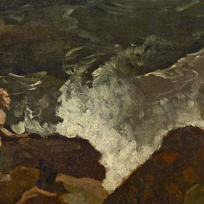 Shipwrecked On A Beach The Tempest Théodore Géricault tgr43 canvas print