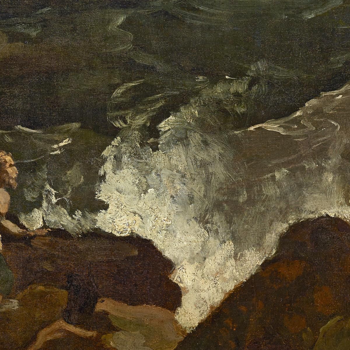 Shipwrecked On A Beach The Tempest Théodore Géricault tgr43 canvas print
