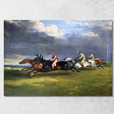 The 1821 Derby At Epsom Théodore Géricault tgr46 canvas print 