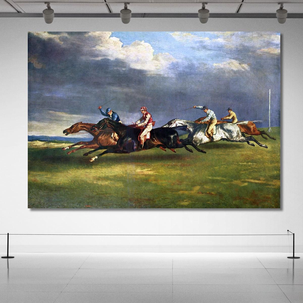 The 1821 Derby At Epsom Théodore Géricault tgr46 canvas print 