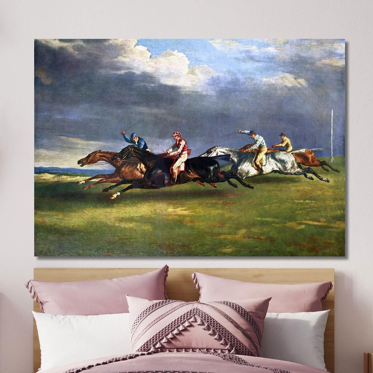 The 1821 Derby At Epsom Théodore Géricault tgr46 canvas print 