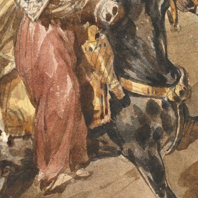 The Giaour Théodore Géricault tgr48 canvas print