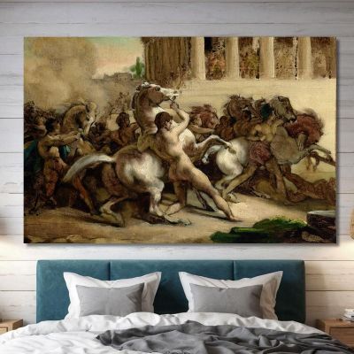 The Race Of The Riderless Horses Théodore Géricault tgr53 canvas print 