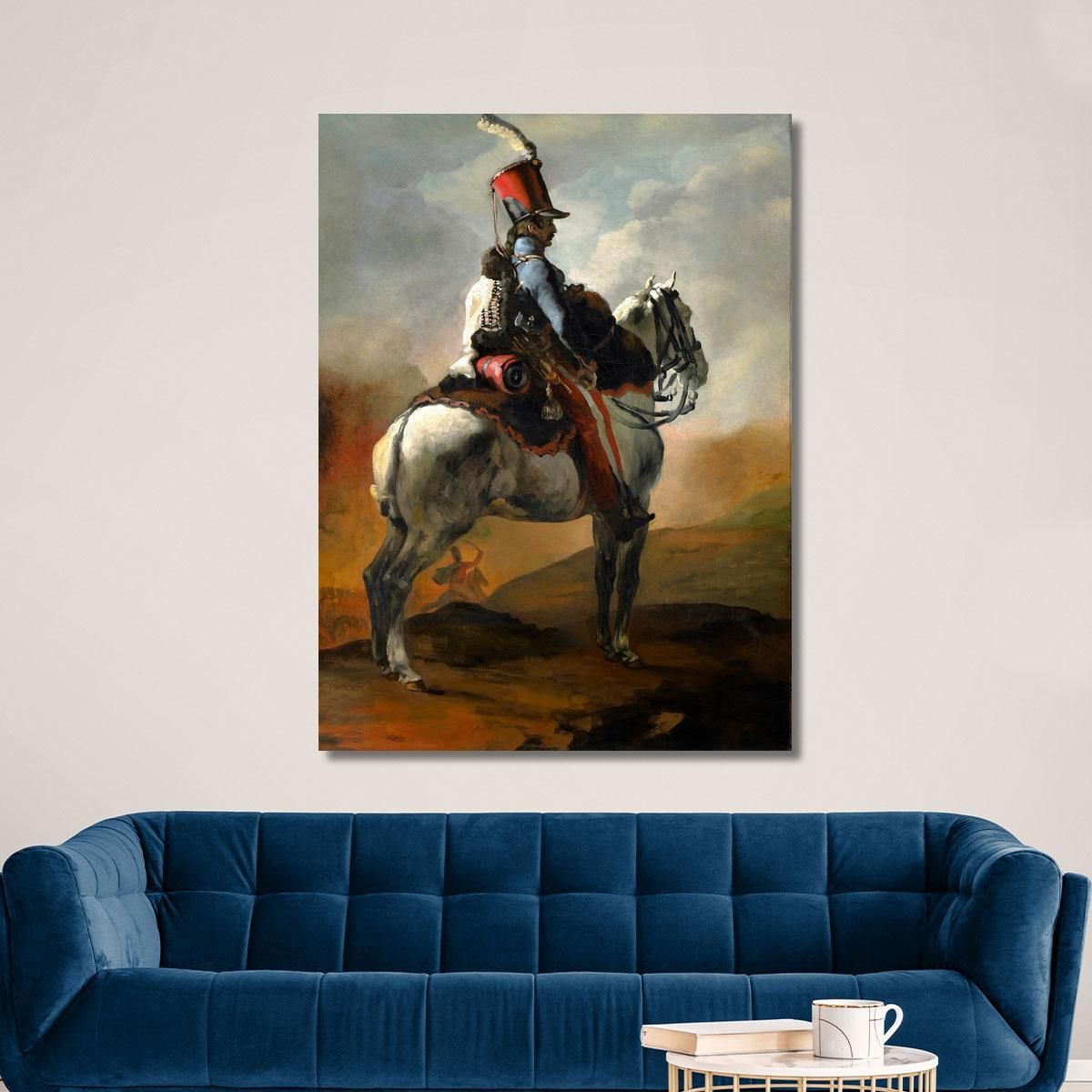 Trumpeter Of The Hussars Théodore Géricault tgr59 canvas print 