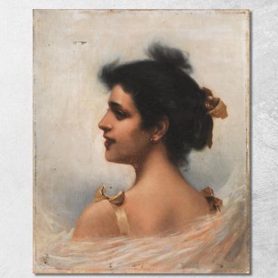Portrait Of A Young Lady Vittorio Matteo Corcos vmc32 canvas print 