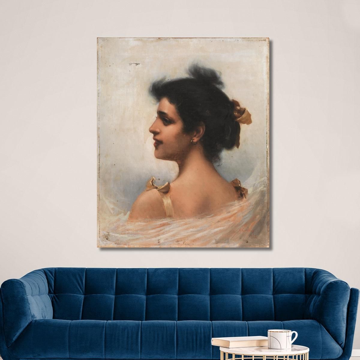 Portrait Of A Young Lady Vittorio Matteo Corcos vmc32 canvas print 