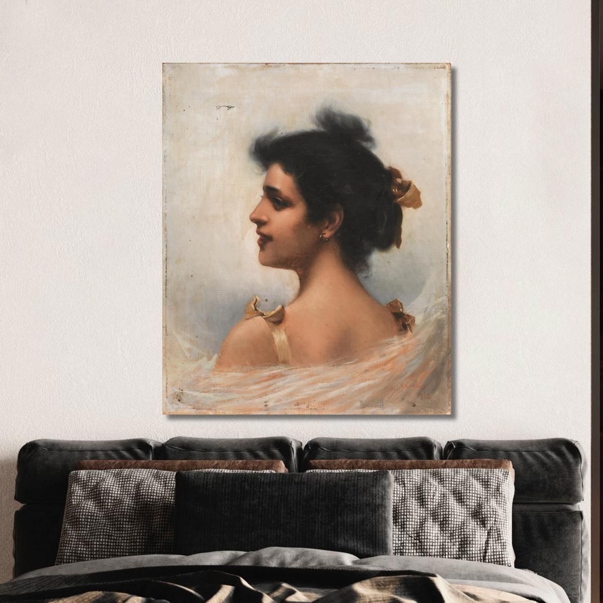Portrait Of A Young Lady Vittorio Matteo Corcos vmc32 canvas print 