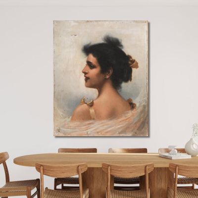 Portrait Of A Young Lady Vittorio Matteo Corcos vmc32 canvas print 