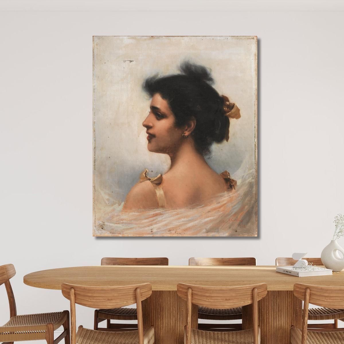 Portrait Of A Young Lady Vittorio Matteo Corcos vmc32 canvas print 