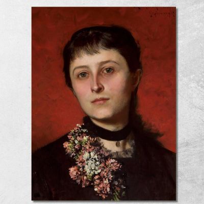 Portrait Of Maria Godlewska Née Popiel Władysław Czachórski wcz11 canvas print 